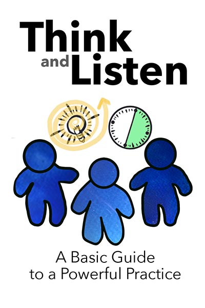 Think and Listen zine cover